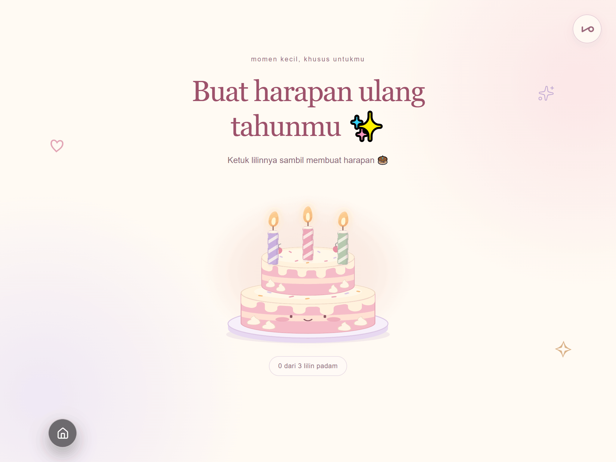 Birthday Wish theme preview