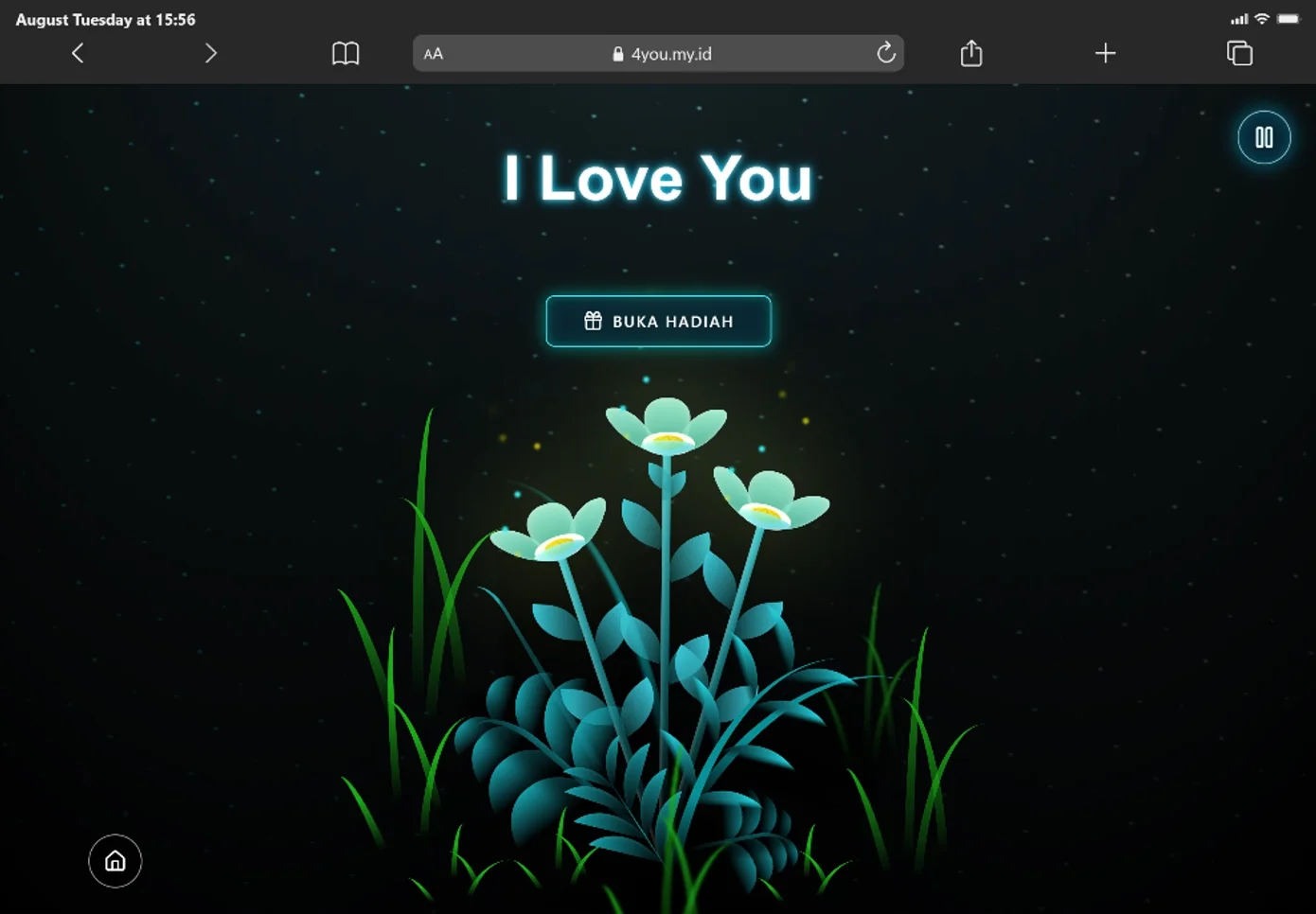 Flowers theme preview