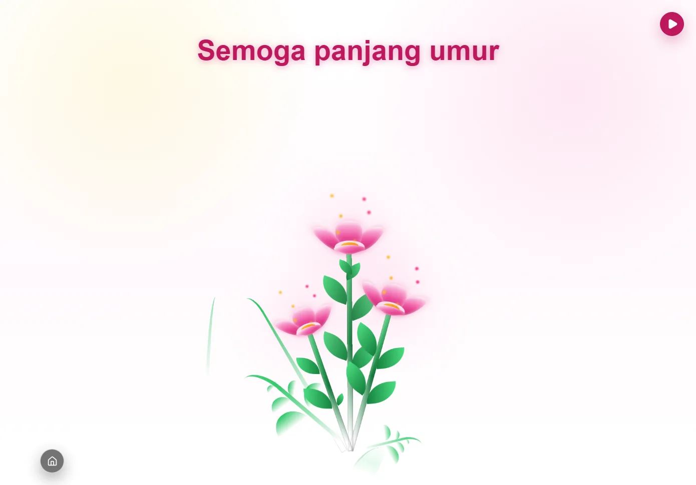 Pink Flowers theme preview