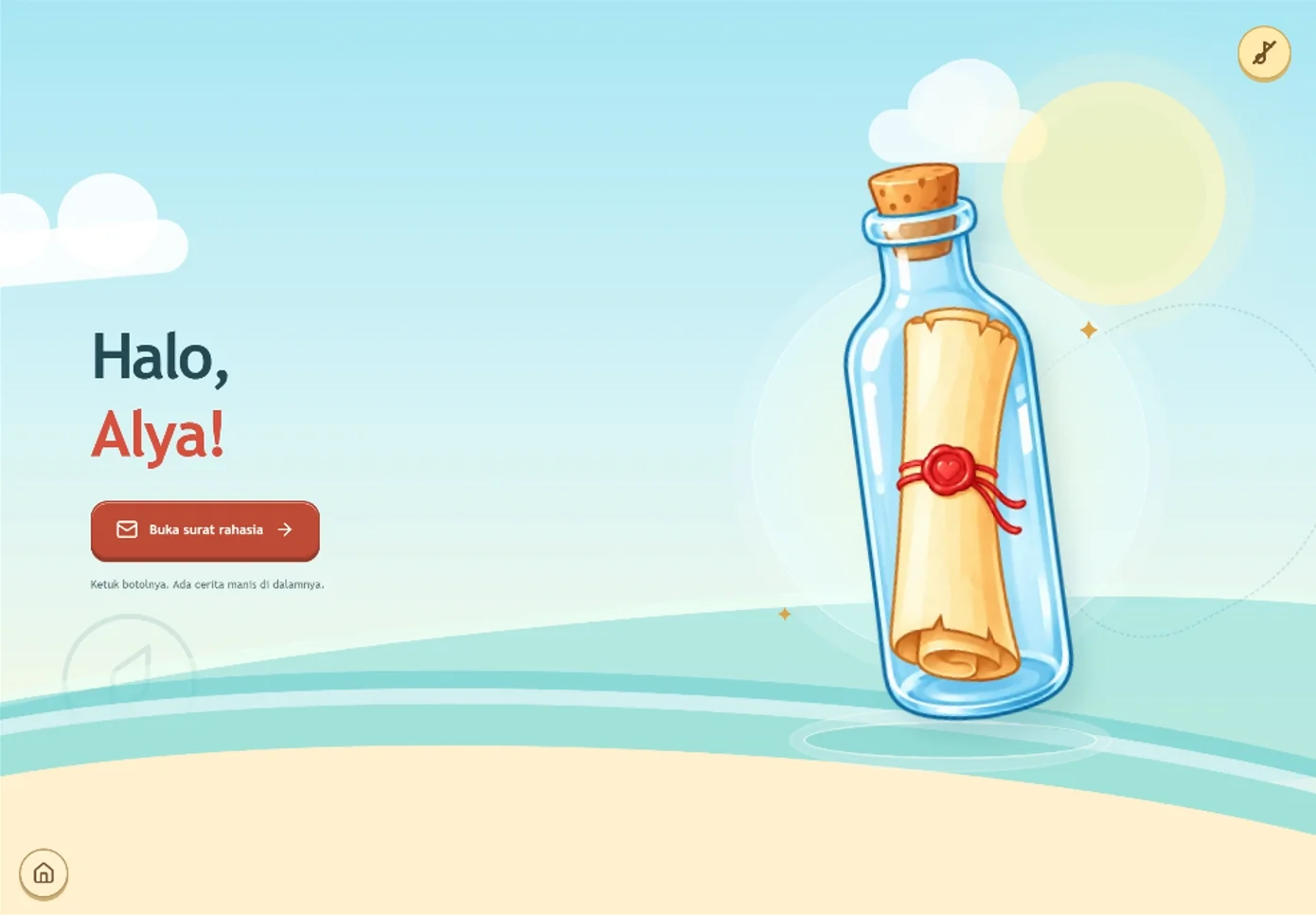 Treasure Bottle theme preview